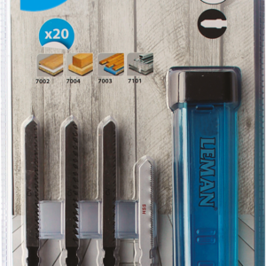 ASSORTIMENT 20 LAMES SCIE SAUTEUSE ATTACH.T - 8051.20 - LEMAN