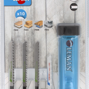 ASSORTIMENT 10 LAMES SCIE SAUTEUSE ATTACH.U - 8551.10 - LEMAN