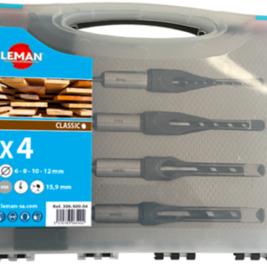 COFFRET 4 BEDANES CARRES + MECHES LU70 Q15.9MM - 306.500.04 - LEMAN
