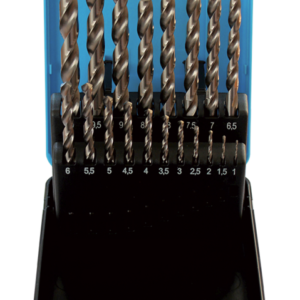 COFFRET 19 FORETS METAL ACIER PRO D.1 A 10MM - 802.000.19 - LEMAN