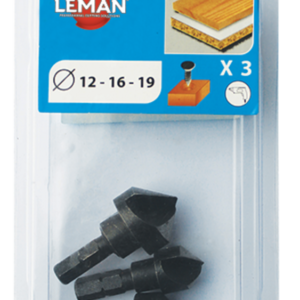 LOT DE 3 FRAISOIRS D12-16-19 EMMANCHEMENT 1/4 - 61700.03 - LEMAN