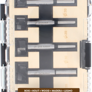 COFFRET 5 MECHES A FAÇONNER HM Q10 D15/20/25/30/35 - 100.700.05 - LEMAN