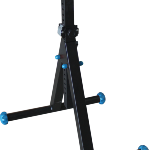 SERVANTE ROULEAU+PLATEAU A BILLES PIED DOUBLE Ht utile 75cm mini/109cm maxi-Charge 100 Kg maxi - 406.950.150 - LEMAN