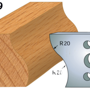 JEU DE 2 FERS PROFILES ACIER HT.40MM N°009 - 800.009 - LEMAN