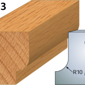 JEU DE 2 FERS PROFILES ACIER HT.40MM N°013 - 800.013 - LEMAN