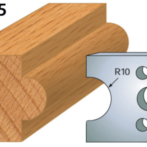 JEU DE 2 FERS PROFILES ACIER HT.40MM N°015 - 800.015 - LEMAN