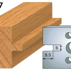 JEU DE 2 FERS PROFILES ACIER HT.40MM N°017 - 800.017 - LEMAN