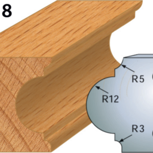 JEU DE 2 FERS PROFILES ACIER HT.40MM N°018 - 800.018 - LEMAN