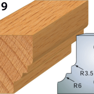 JEU DE 2 FERS PROFILES ACIER HT.40MM N°019 - 800.019 - LEMAN