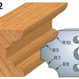 JEU DE 2 FERS PROFILES ACIER HT.40MM N°022 - 800.022 - LEMAN