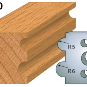 JEU DE 2 FERS PROFILES ACIER HT.40MM N°030 - 800.030 - LEMAN