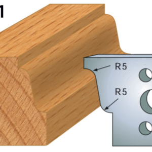 JEU DE 2 FERS PROFILES ACIER HT.40MM N°031 - 800.031 - LEMAN