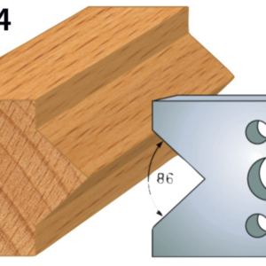 JEU DE 2 FERS PROFILES ACIER HT.40MM N°034 - 800.034 - LEMAN