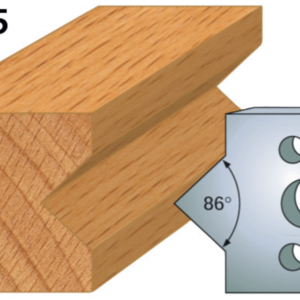 JEU DE 2 FERS PROFILES ACIER HT.40MM N°035 - 800.035 - LEMAN