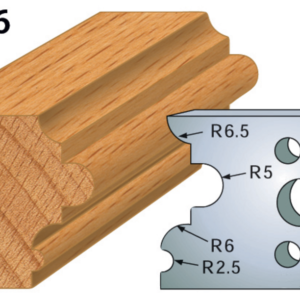 JEU DE 2 FERS PROFILES ACIER HT.40MM N°036 - 800.036 - LEMAN