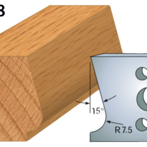JEU DE 2 FERS PROFILES ACIER HT.40MM N°038 - 800.038 - LEMAN