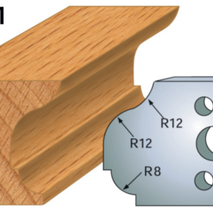 JEU DE 2 FERS PROFILES ACIER HT.40MM N°061 - 800.061 - LEMAN