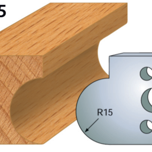 JEU DE 2 FERS PROFILES ACIER HT.40MM N°065 - 800.065 - LEMAN