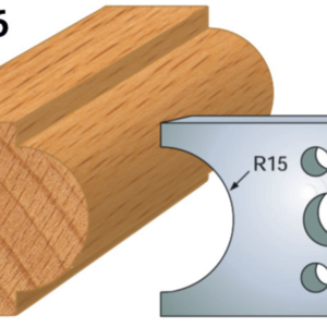 JEU DE 2 FERS PROFILES ACIER HT.40MM N°066 - 800.066 - LEMAN