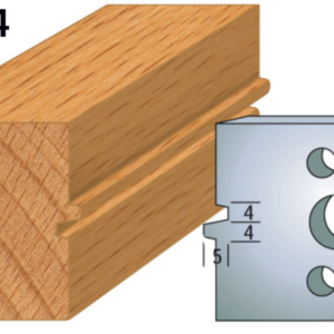 JEU DE 2 FERS PROFILES ACIER HT.40MM N°074 - 800.074 - LEMAN