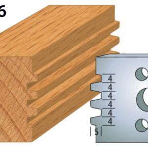 JEU DE 2 FERS PROFILES ACIER HT.40MM N°076 - 800.076 - LEMAN