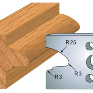 JEU DE 2 FERS PROFILES ACIER HT.40MM N°078 - 800.078 - LEMAN