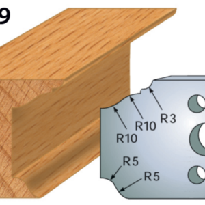 JEU DE 2 FERS PROFILES ACIER HT.40MM N°079 - 800.079 - LEMAN