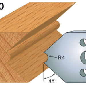 JEU DE 2 FERS PROFILES ACIER HT.40MM N°080 - 800.080 - LEMAN