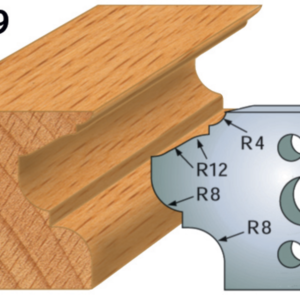 JEU DE 2 FERS PROFILES ACIER HT.40MM N°089 - 800.089 - LEMAN