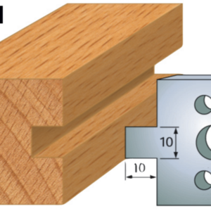 JEU DE 2 FERS PROFILES ACIER HT.40MM N°091 - 800.091 - LEMAN