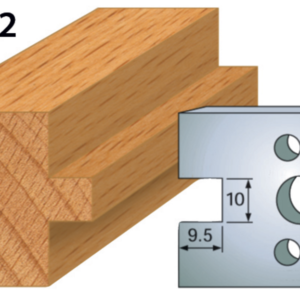 JEU DE 2 FERS PROFILES ACIER HT.40MM N°092 - 800.092 - LEMAN