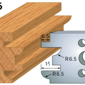 JEU DE 2 FERS PROFILES ACIER HT.40MM N°096