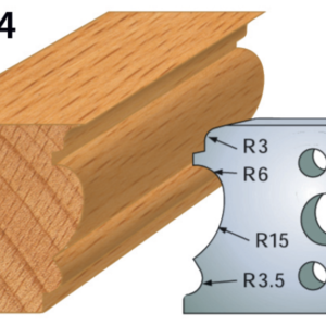 JEU DE 2 FERS PROFILES ACIER HT.40MM N°104