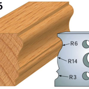 JEU DE 2 FERS PROFILES ACIER HT.40MM N°106