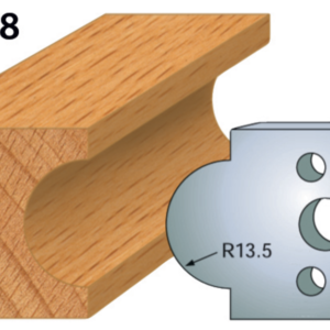 JEU DE 2 FERS PROFILES ACIER HT.40MM N°118