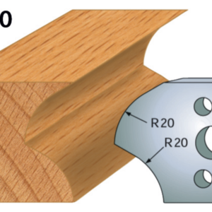 JEU DE 2 FERS PROFILES ACIER HT.40MM N°120