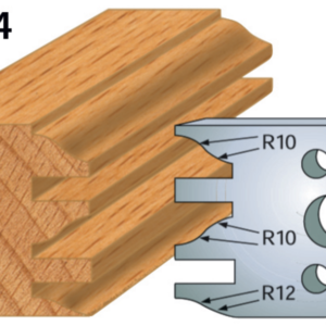 JEU DE 2 FERS PROFILES ACIER HT.40MM N°124
