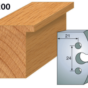 JEU DE 2 FERS PROFILES ACIER HT.50MM N°200