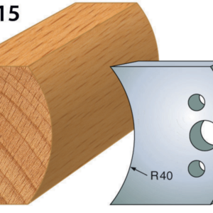JEU DE 2 FERS PROFILES ACIER HT.50MM N°215