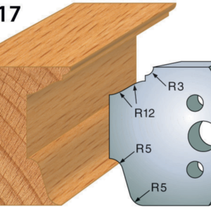 JEU DE 2 FERS PROFILES ACIER HT.50MM N°217