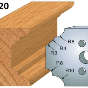 JEU DE 2 FERS PROFILES ACIER HT.50MM N°220