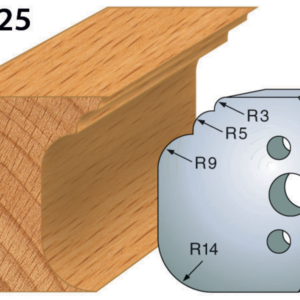 JEU DE 2 FERS PROFILES ACIER HT.50MM N°225