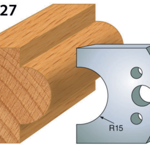 JEU DE 2 FERS PROFILES ACIER HT.50MM N°227