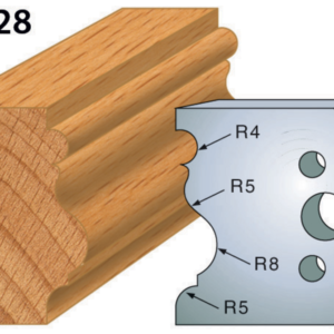 JEU DE 2 FERS PROFILES ACIER HT.50MM N°228