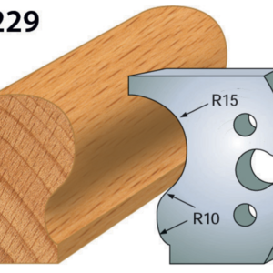 JEU DE 2 FERS PROFILES ACIER HT.50MM N°229