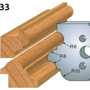 JEU DE 2 FERS PROFILES ACIER HT.50MM N°233