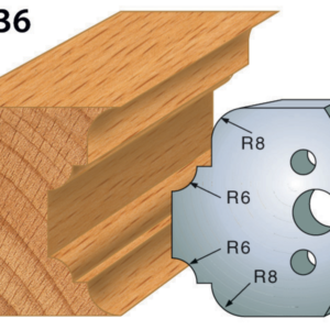 JEU DE 2 FERS PROFILES ACIER HT.50MM N°236