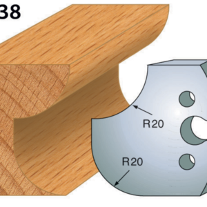 JEU DE 2 FERS PROFILES ACIER HT.50MM N°238