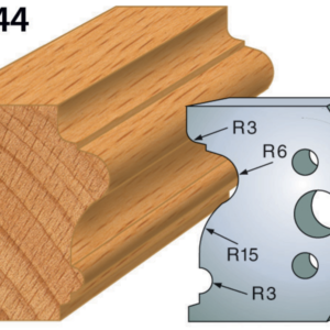 JEU DE 2 FERS PROFILES ACIER HT.50MM N°244