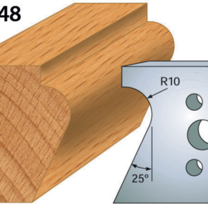 JEU DE 2 FERS PROFILES ACIER HT.50MM N°248